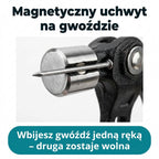 Magnetyczny uchwyt na gwoździe w młotku